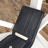 Чоловічий шкіряний гаманець портмоне BGS чорний BGS3052, фото 2