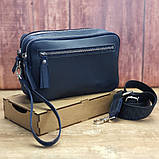 Сумка жіноча шкіряна BGS синя BGS3094, фото 2