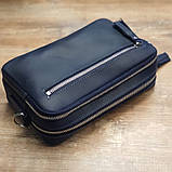Сумка жіноча шкіряна BGS синя BGS3094, фото 4