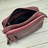 Сумка жіноча шкіряна BGS бордова BGS3095, фото 8