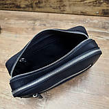 Чоловіча шкіряна сумка клатч BGS чорна BGS3104, фото 6