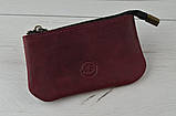 Шкіряна ключниця BGS бордового кольору BGS3109, фото 2