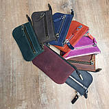 Шкіряна ключниця BGS рожевого кольору BGS3112, фото 3