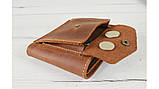 Стильний чоловічий шкіряний гаманець BGS 9*12 см коньячний рудий BGS3114, фото 6