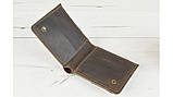 Стильний чоловічий шкіряний гаманець BGS 9*12 см коричневий BGS3116, фото 5