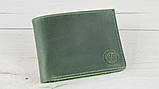 Стильний жіночий шкіряний гаманець BGS 9*12 см зелений BGS3121, фото 7