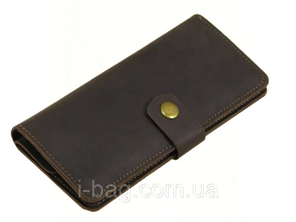 Жіночий шкіряний гаманець BGS коричневий BGS3136, фото 1