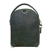 Жіночий шкіряний рюкзак BGS зелений BGS3162, фото 5