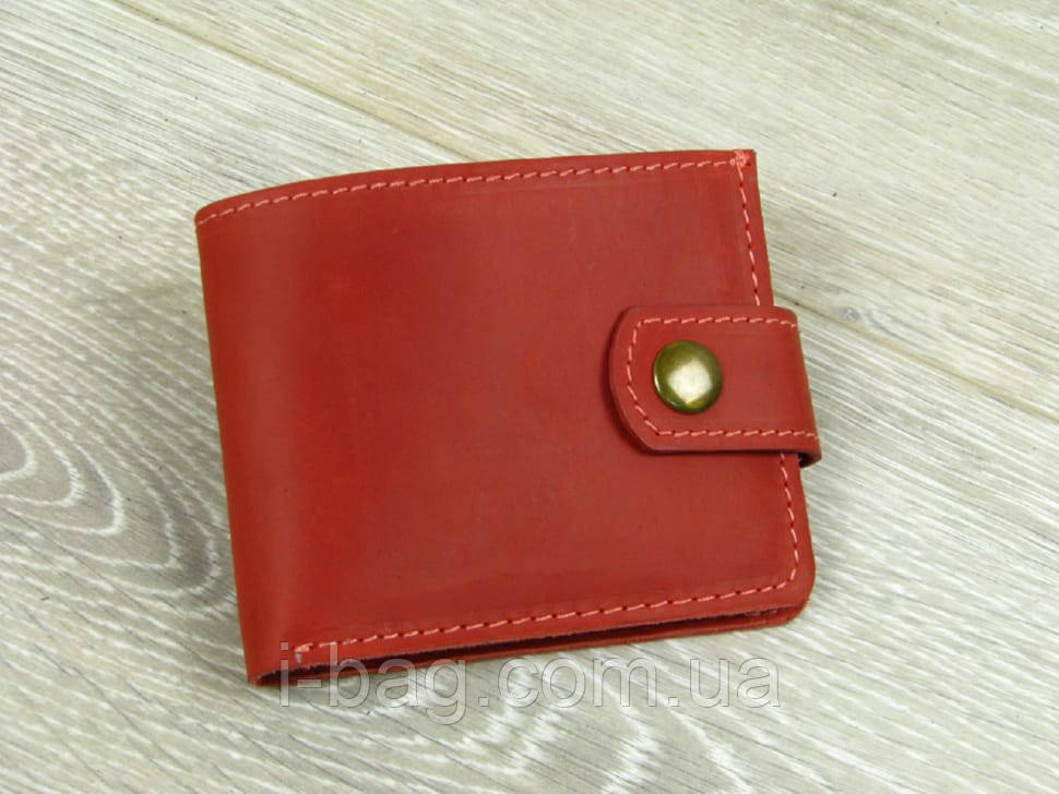Шкіряне жіноче портмоне BGS червоного кольору BGS3179, фото 1