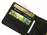 Чоловічий шкіряний гаманець портмоне BGS коричневий BGS3184, фото 7