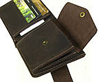 Чоловічий шкіряний гаманець портмоне BGS коричневий BGS3184, фото 8