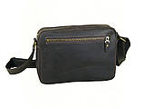 Чоловіча шкіряна сумка крос боді BGS 19*25*5 см коричнева BGS3187, фото 9