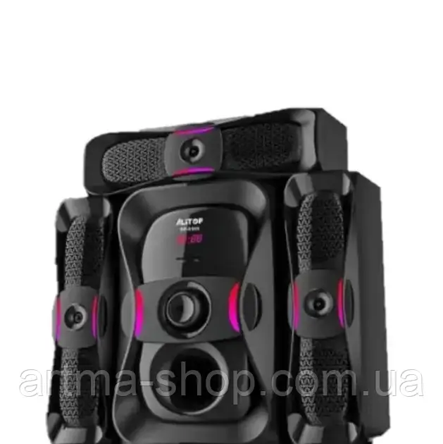 Акустична система із сабвуфером 3 в 1 ZPX-3070 Audio, Потужність 60Вт, USB/FM/Bluetooth, чорна