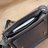Сумка чоловіча через плече BGS шкіряна 28*24*7 см коричнева BGS3209, фото 7