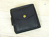 Чоловічий гаманець BGS шкіряний чорний BGS3217, фото 5