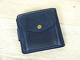 Жіночий гаманець BGS шкіряний синій BGS3218, фото 3