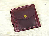 Жіночий гаманець BGS шкіряний бордовий BGS3219, фото 5