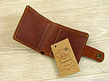 Жіночий гаманець портмоне BGS коньячний BGS3227, фото 3