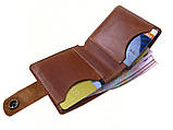 Жіночий гаманець портмоне BGS коньячний BGS3227, фото 6
