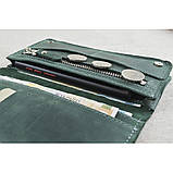 Жіночий гаманець клатч BGS шкіряний зелений BGS3240, фото 4