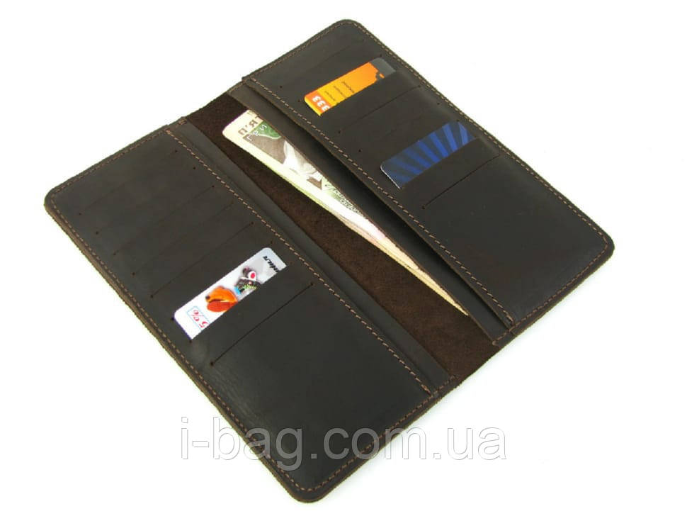 Тонкий жіночий купюрник BGS шкіряний коричневий BGS3251, фото 1