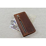 Гаманець шкіряний жіночий BGS коньячний BGS3262, фото 2