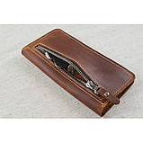 Гаманець шкіряний жіночий BGS коньячний BGS3262, фото 4