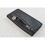 Жіночий шкіряний гаманець купюрник BGS чорний BGS3263, фото 3