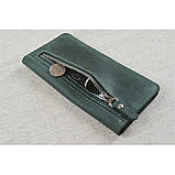 Жіночий шкіряний гаманець купюрник BGS зелений BGS3264, фото 3