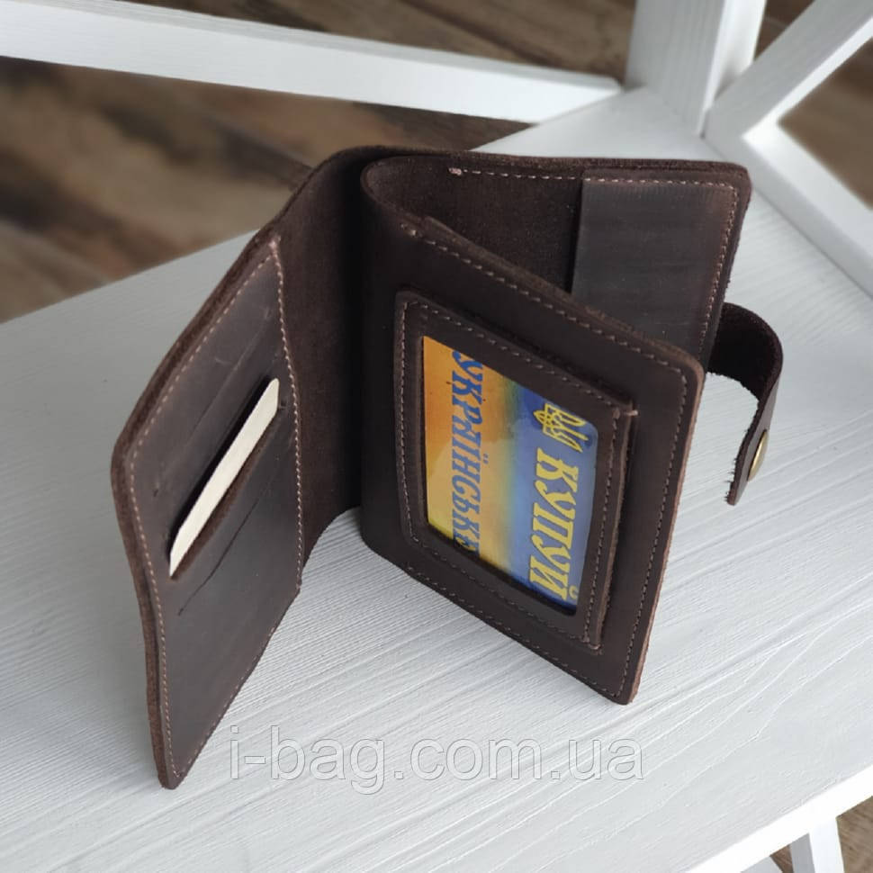 Шкіряна обкладинка для документів BGS коричнева BGS3286, фото 1