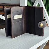 Шкіряна обкладинка для документів BGS коричнева BGS3286, фото 4