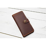 Чоловічий шкіряний гаманець BGS коньячний BGS3291, фото 3