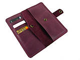 Гаманець жіночий шкіряний BGS бордовий BGS3304, фото 2