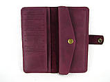 Гаманець жіночий шкіряний BGS бордовий BGS3304, фото 4