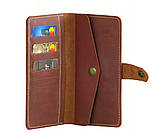 Гаманець жіночий шкіряний BGS коньячний BGS3305, фото 3