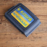 Затиск для грошей BGS шкіряний синій BGS3310, фото 3