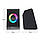 Комп'ютерні Bluetooth колонки Kisonli X28 з RGB підсвічуванням, 10,4х7,0х6,5 см, чорні, фото 2