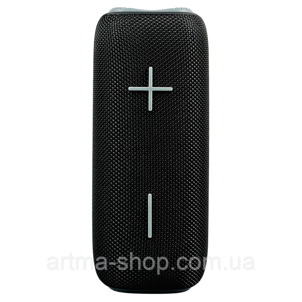 Портативна колонка TG654з радіо, RGB підсвіткою, з функцією гучного зв'язку, Потужність 10Вт, 20,5х8,5х8,5 см, чорна