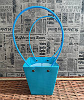 Сумочка для квітів бірюза