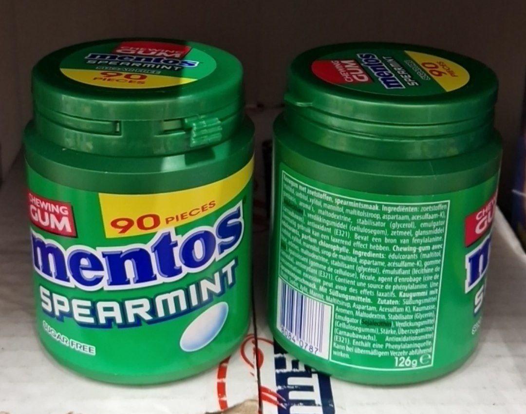 Жуйки  Mentos  Spearmint 126 г. (90 шт.), фото 1