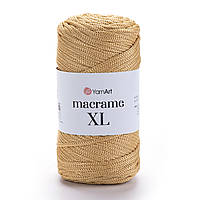 Пряжа Macrame XL (шнур 4 мм) 155 медовий