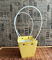 Сумочка для квітів темний крем