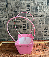 Сумочка для квітів бузок рожевий