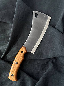 Кухонна сокира Сікач ручної роботи зі сталі 50х14мф/56-57 HRC високої якості, з потужним лезом