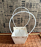 Сумочка для квітів пудра, фото 2