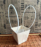 Сумочка для квітів пудра, фото 3