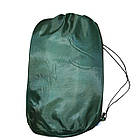 Спальний мішок синтепон 210×75×4 см з капюшоном і чохлом до -10° Щільний спальник 1,5 кг туристичний зимовий, фото 5