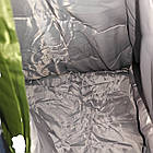 Спальний мішок синтепон 210×75×4 см з капюшоном і чохлом до -10° Щільний спальник 1,5 кг туристичний зимовий, фото 6