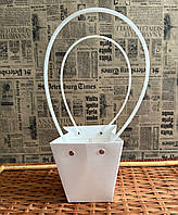 Сумочка для квітів біла