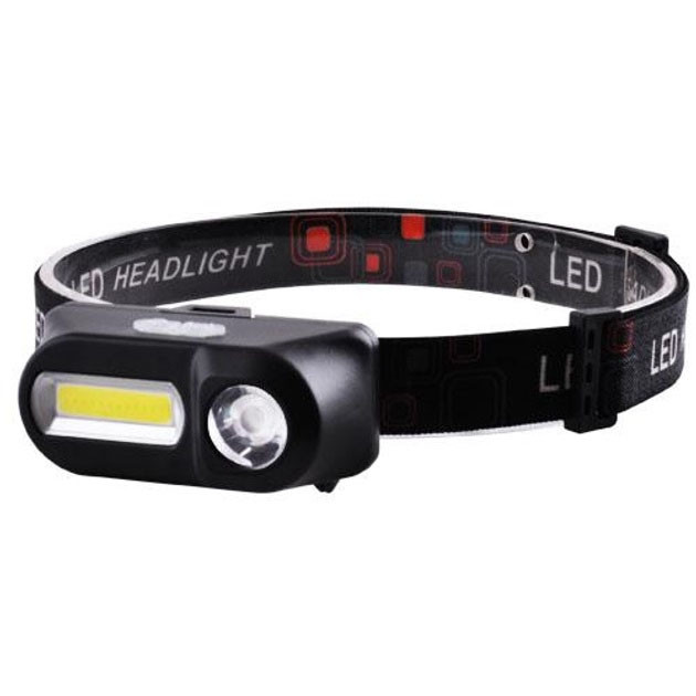 Ліхтар на голову KX-1804 XPE 100lm + COB 180lm type-c PL-187, фото 1